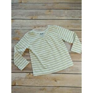 RUUM Gold Striped Long-sleeve Tee-Shirt 12M